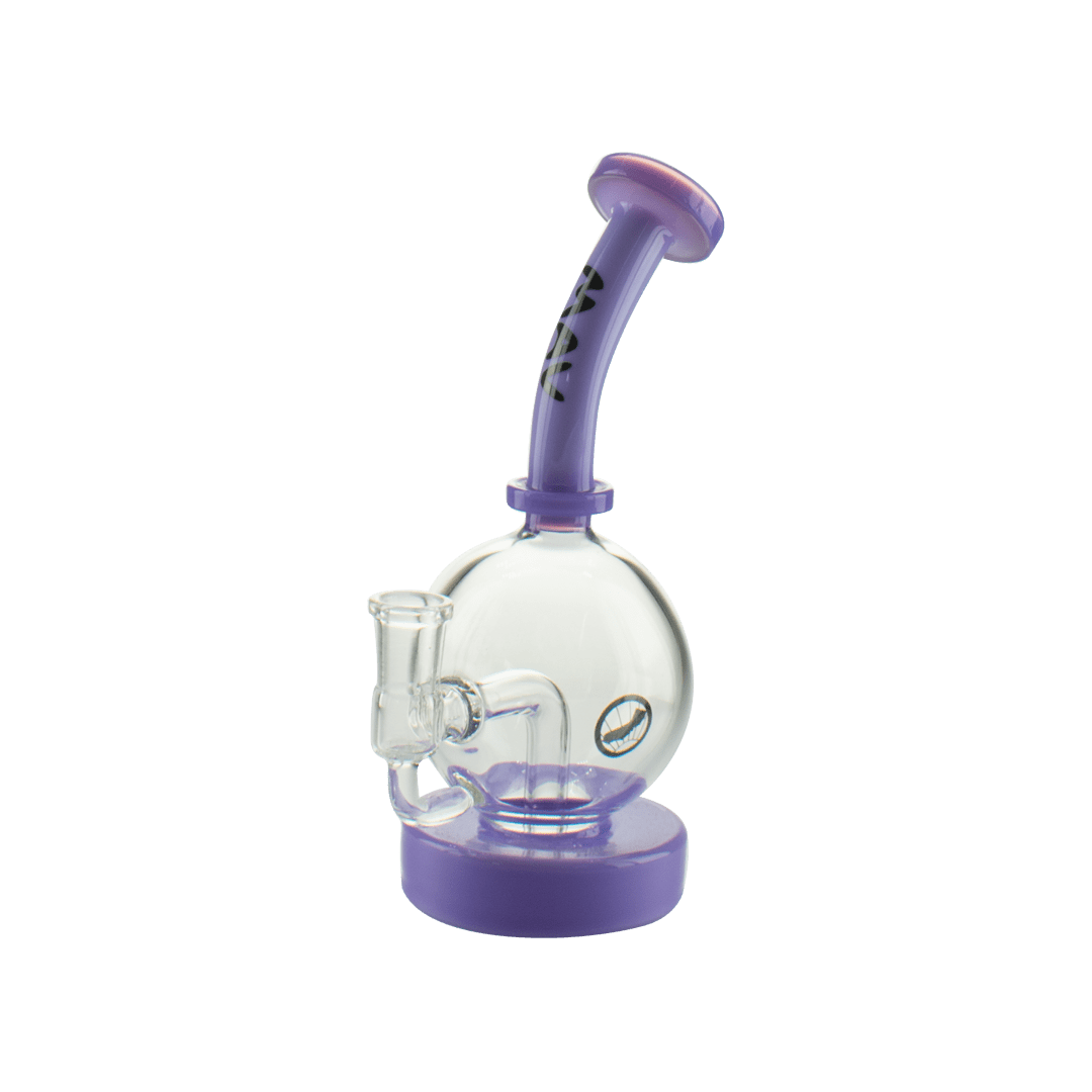 MAV Glass Dab Rig Purple Bulb Rig
