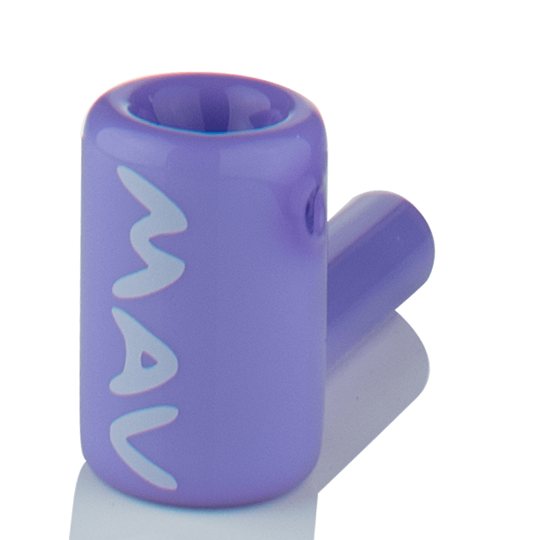 MAV Glass Hand Pipe Purple 2.5" Mini Hammer Hand Pipe