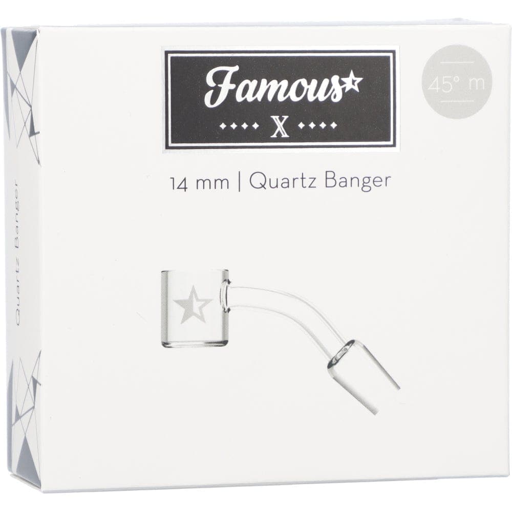 Famous Brandz dab nail Famous X Replacement Banger - 45 Degree 14mm Male