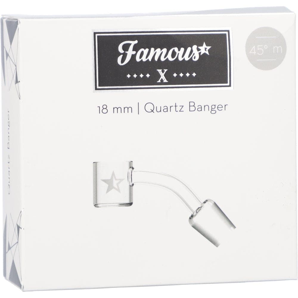 Famous Brandz dab nail Famous X Replacement Banger - 45 Degree 18mm Male