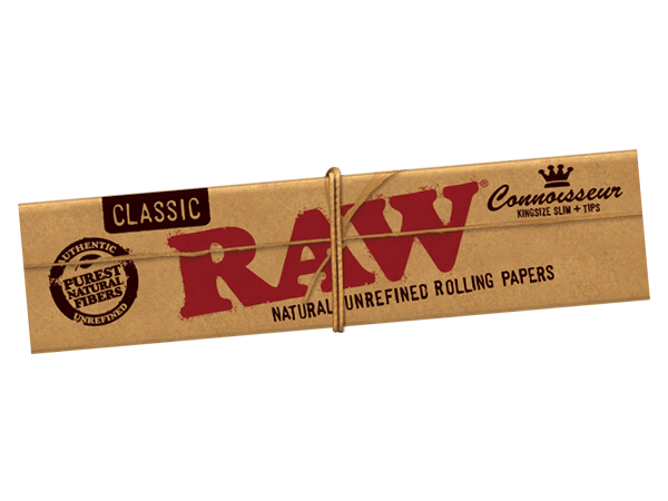 HBI Paper RAW Classic Connoisseur King Size Slim + Tips 400-RAW-CONNO