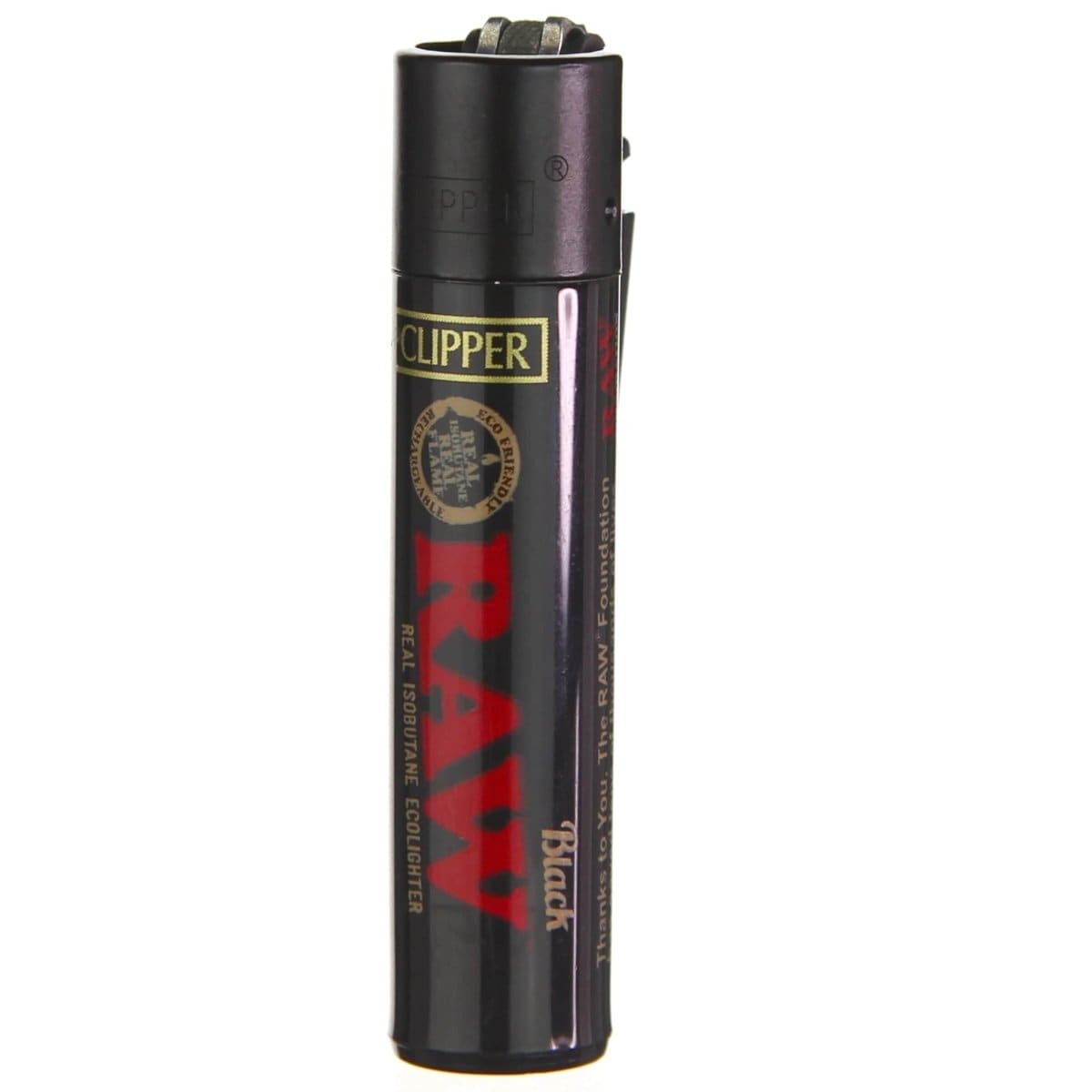 HBI Lighter Black Clipper Raw Clipper Lighter