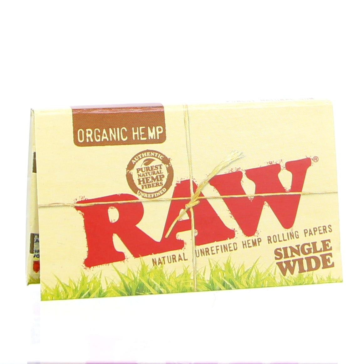 HBI Papers Double Window 100  Pack RAW Organic Hemp Single Wide Rolling Papers
