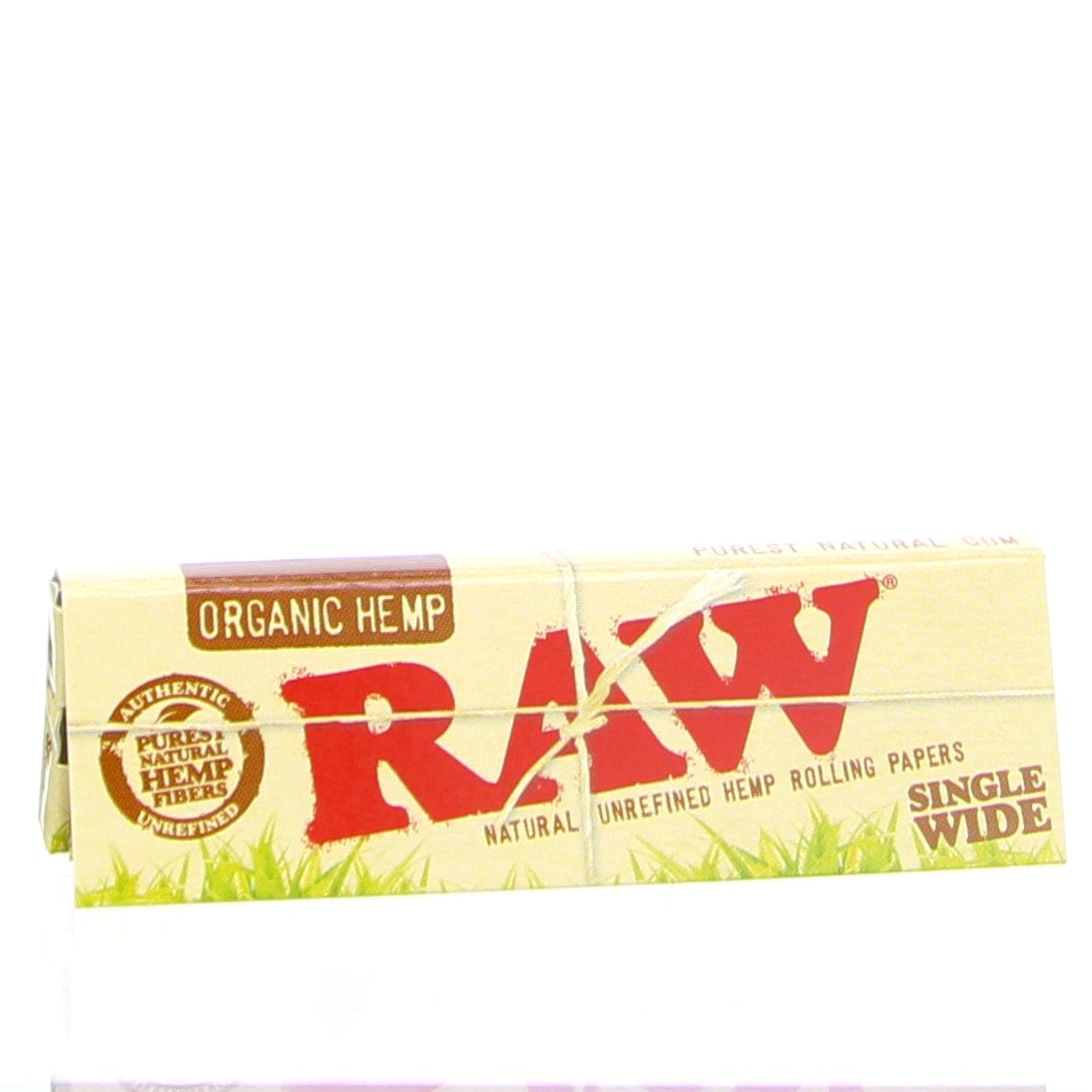 HBI Papers Single WIndow 50 Pack RAW Organic Hemp Single Wide Rolling Papers