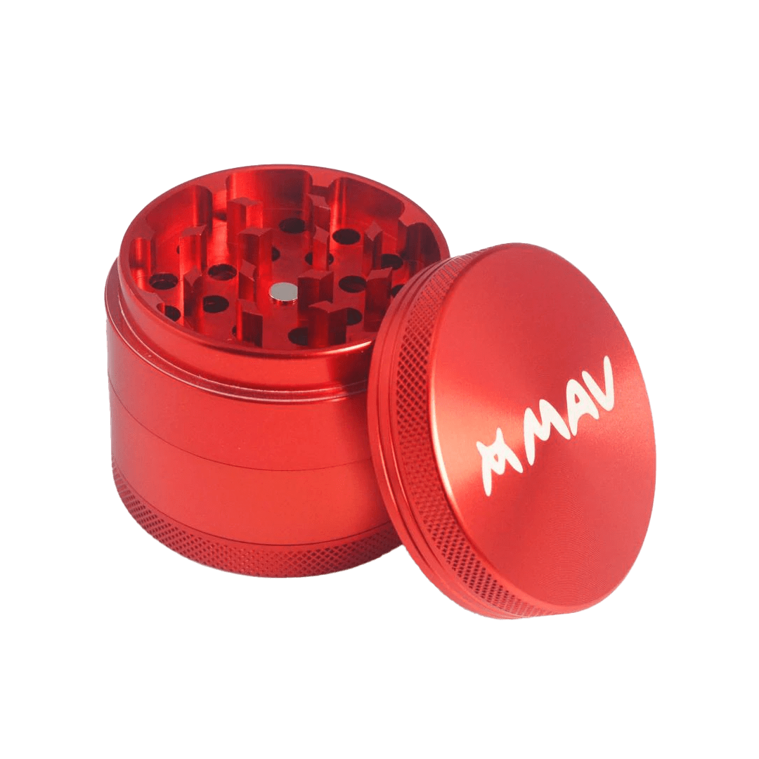 MAV Glass Grinder Red MAV 4-Piece Grinder