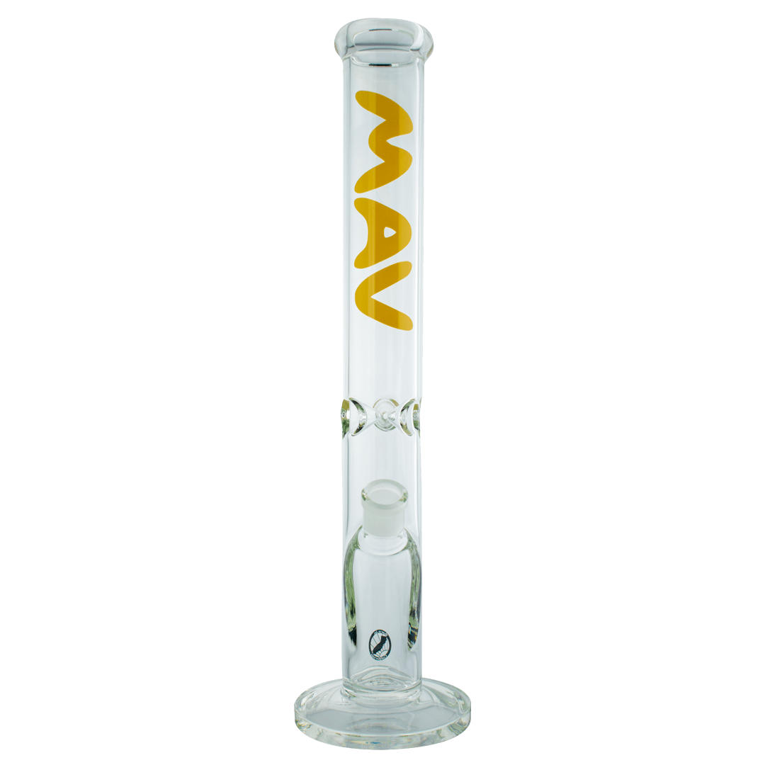 MAV Glass Bong Yellow 18