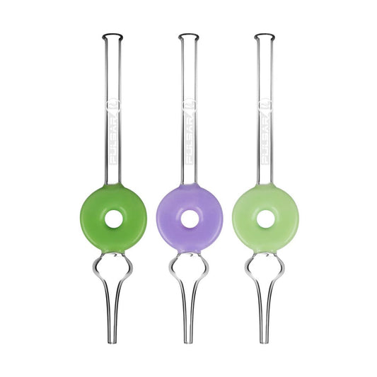 Pulsar Dab Straw Pulsar Frosted Donut Dab Straw - 9" / Colors Vary