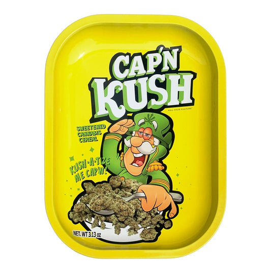 Kill Your Culture Rolling Tray Small Cap N' Kush Rolling Tray