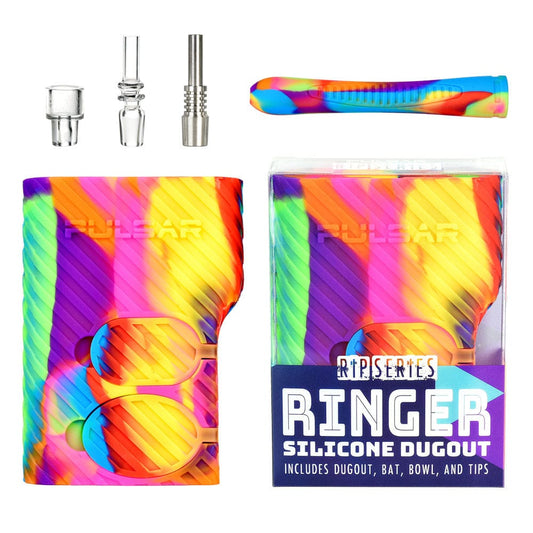 Gift Guru Hand Pipe Pulsar RIP Series Ringer 3 in 1 Silicone Dugout Kit