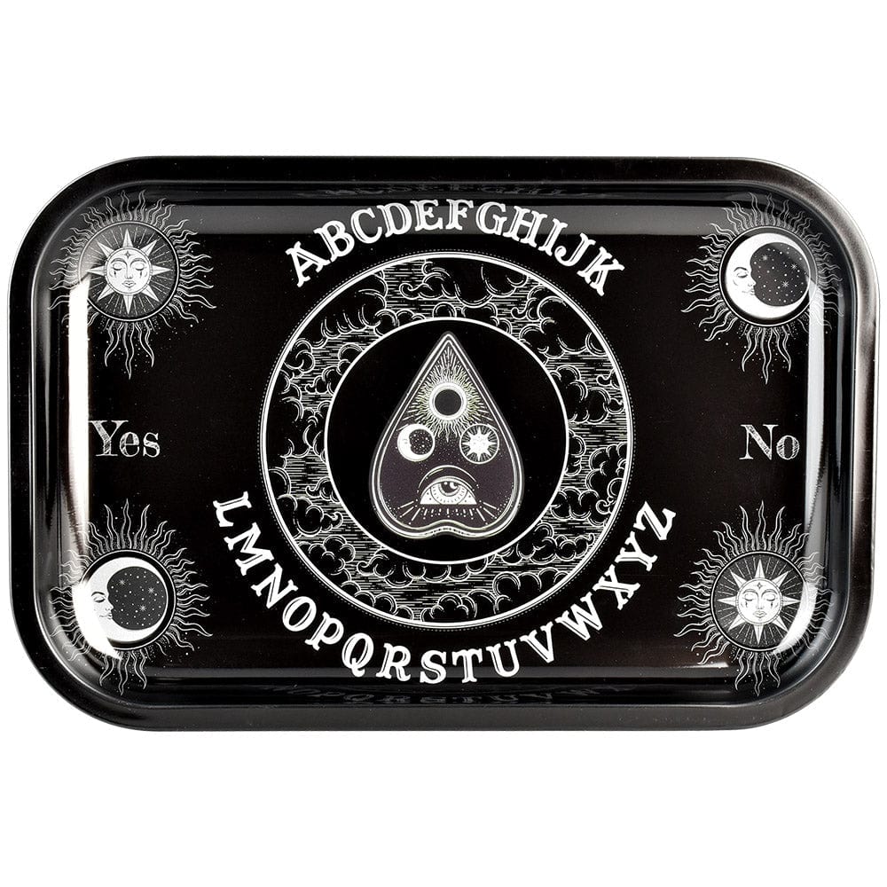 Gift Guru Ouija Board Metal Rolling Tray - 11.25