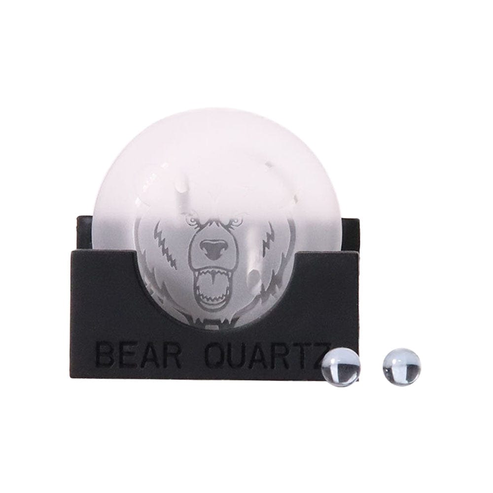 Bear Quartz White V2 Spinner Disk Cap Set | 40mm