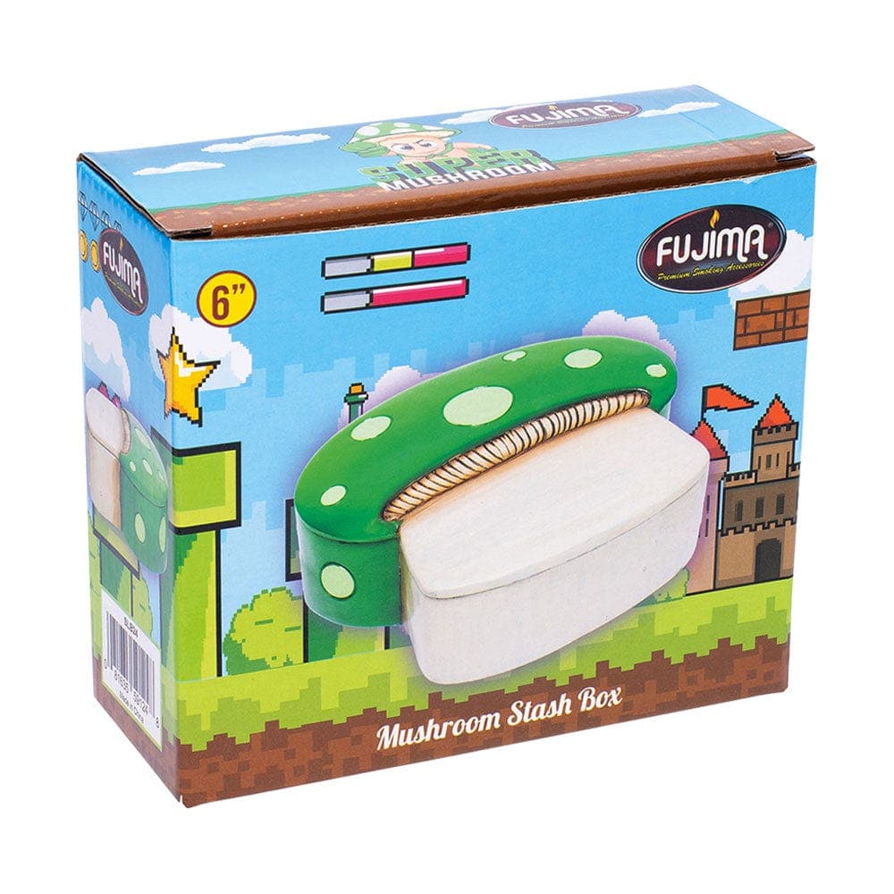 Gift Guru Fujima Gamer Mushroom Polyresin Stash Box | 6"