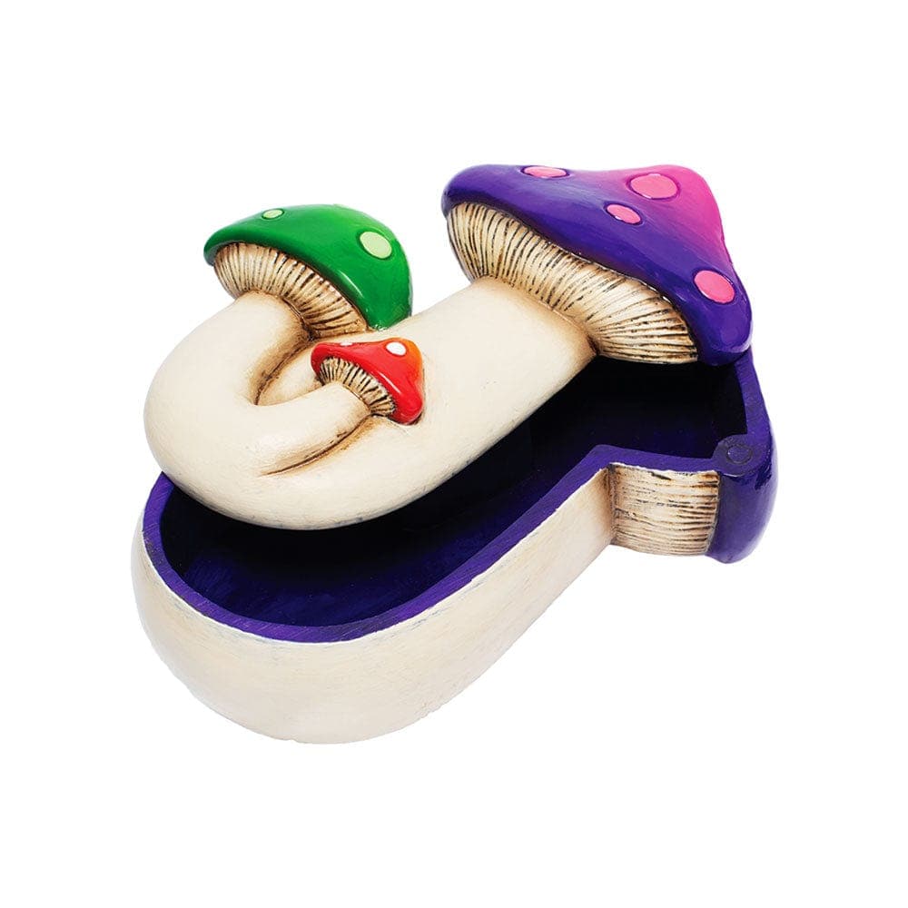 Gift Guru Fujima Triple Mushroom Polyresin Stash Box | 6