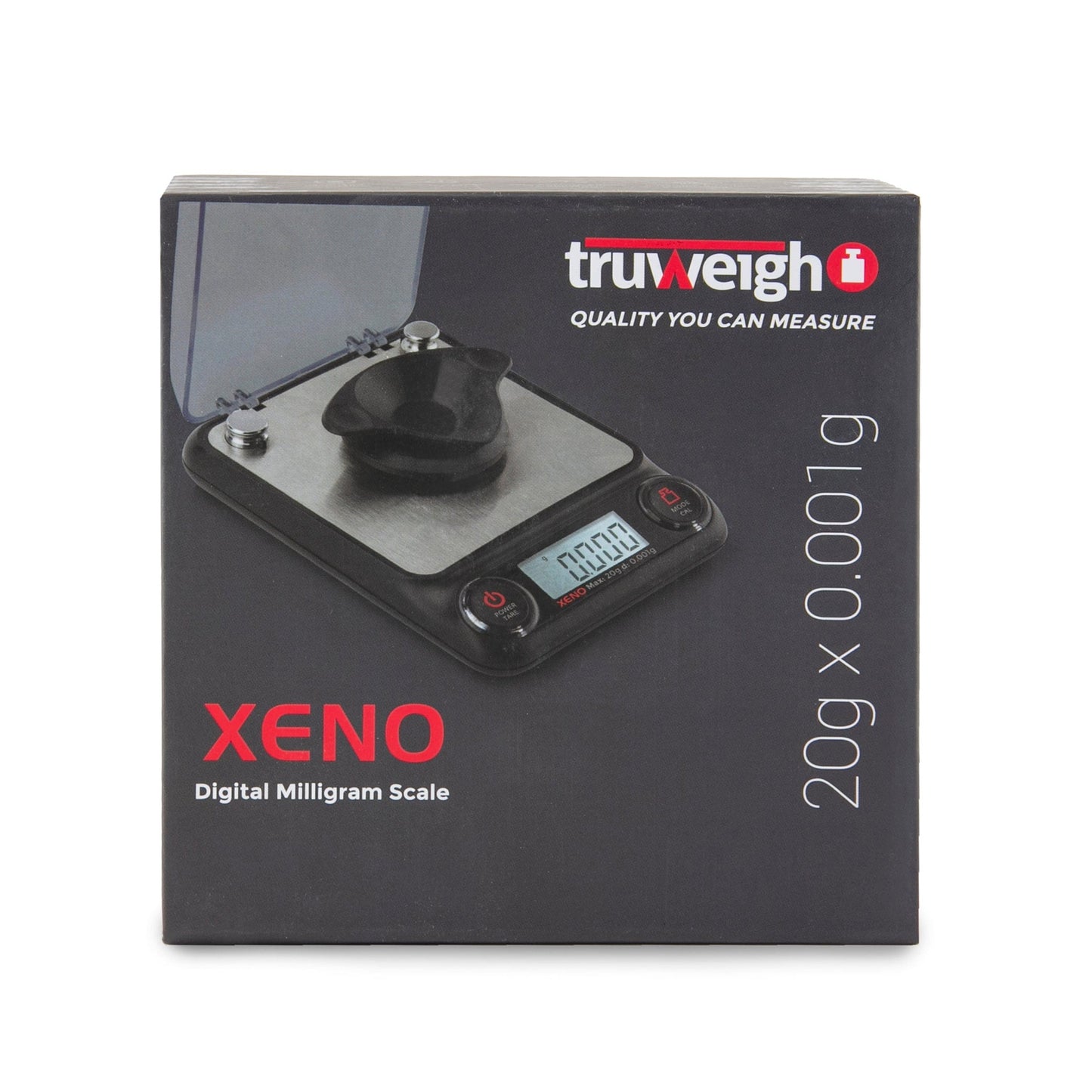 Truweigh Scales Truweigh Xeno Digital Milligram Scale 20G X 0.001g - Black