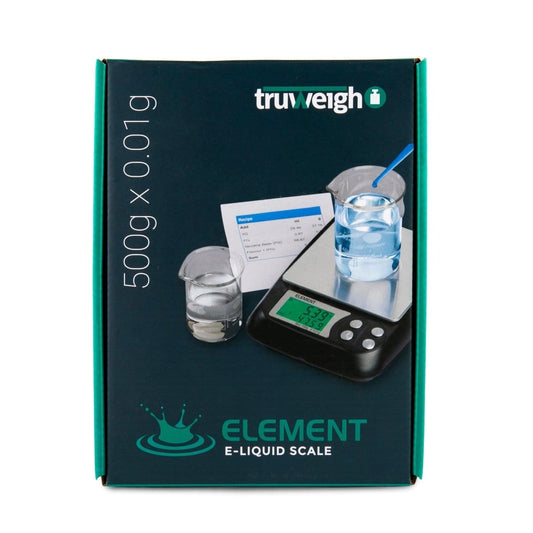 Truweigh Scales Truweigh Element DIY E-Liquid Scale - 500g x 0.01g - Black
