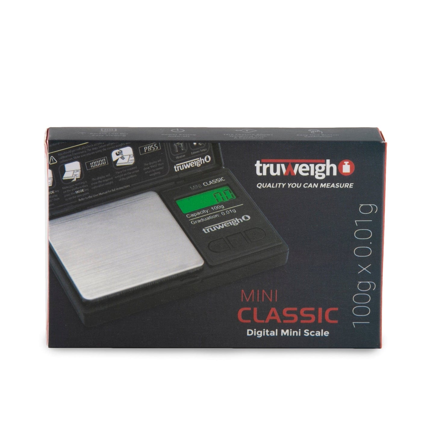 Truweigh Scales 100g x 0.01g Truweigh Mini Classic Scale - 100g x 0.01g