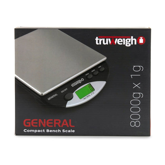 Truweigh Scales 8000g x 1g Truweigh General Compact Bench Scale