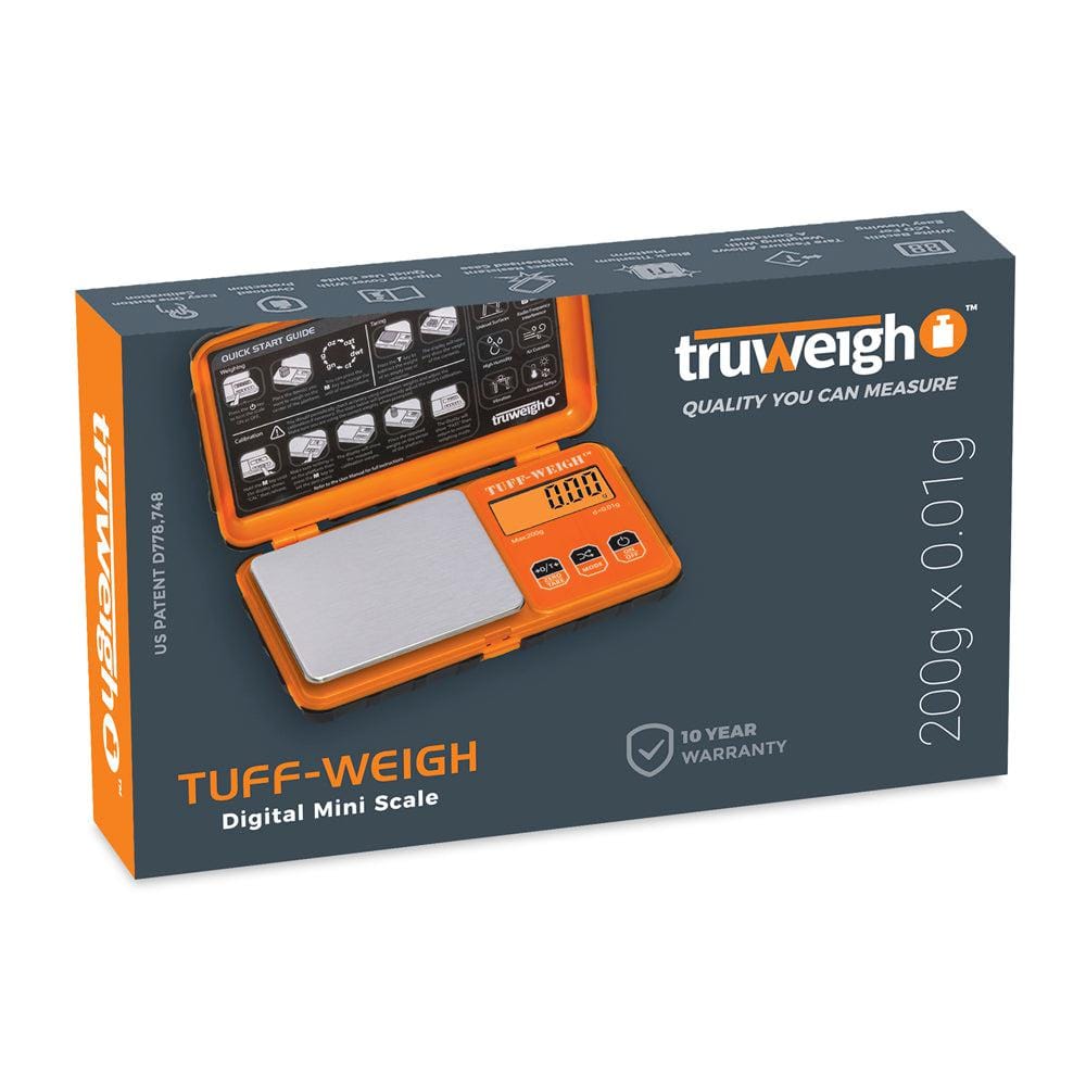 Truweigh Scales Truweigh Tuff-Weigh Digital Mini Scale – 200g x 0.01g