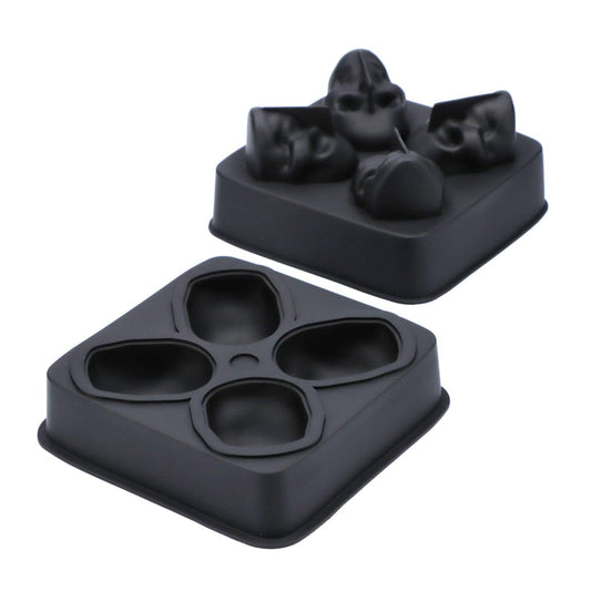 Daily High Club Bakeware Silicone Tray Black Skull 2 Piece