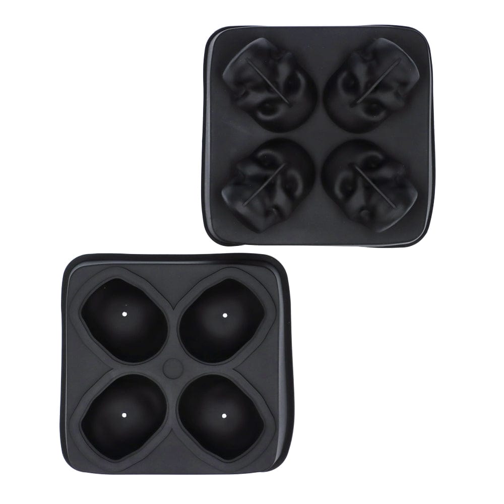 Daily High Club Bakeware Silicone Tray Black Skull 2 Piece