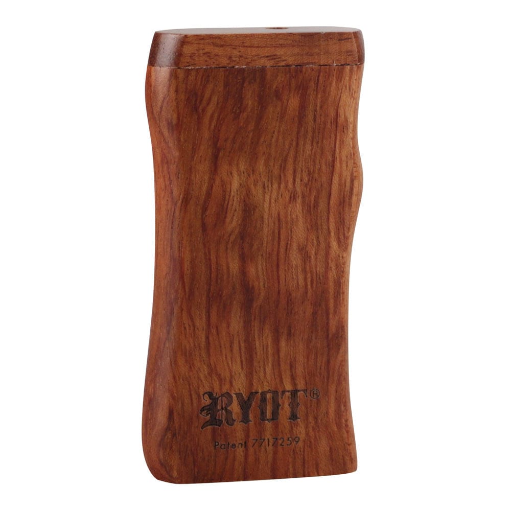 Gift Guru Hand Pipe Rosewood RYOT Wooden Magnetic Dugout Taster Box