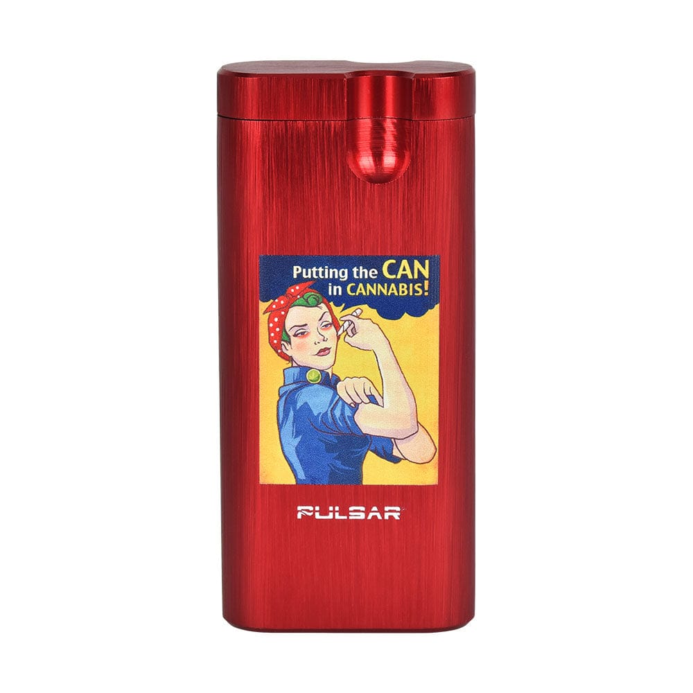 Gift Guru Hand Pipe Put the Can In Pulsar Anodized Aluminum Dugout | Design Series 2 | 4"
