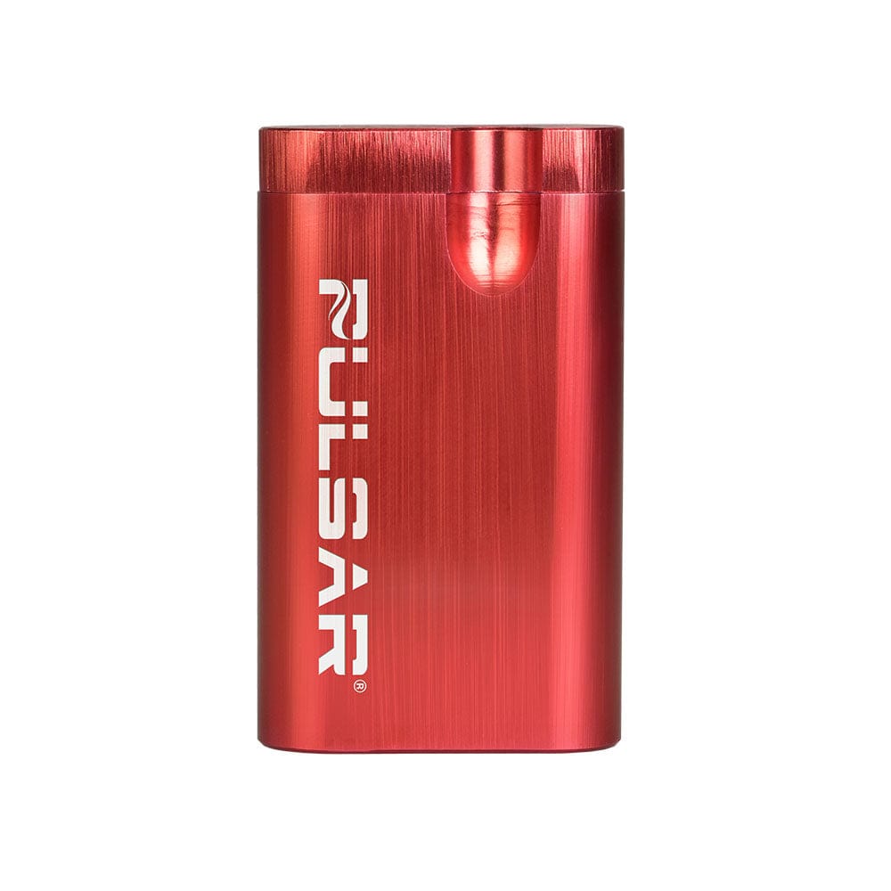 Gift Guru Hand Pipe 3 Inch (7.62 cm) / Dugout Red Pulsar Anodized Aluminum Dugout