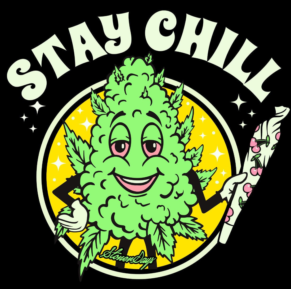 StonerDays Clothing Stay Chill Womens Racerback