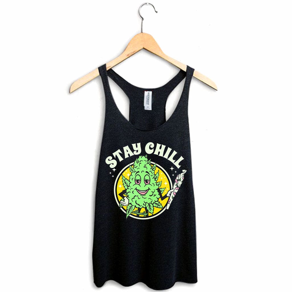 StonerDays Clothing SMALL Stay Chill Womens Racerback