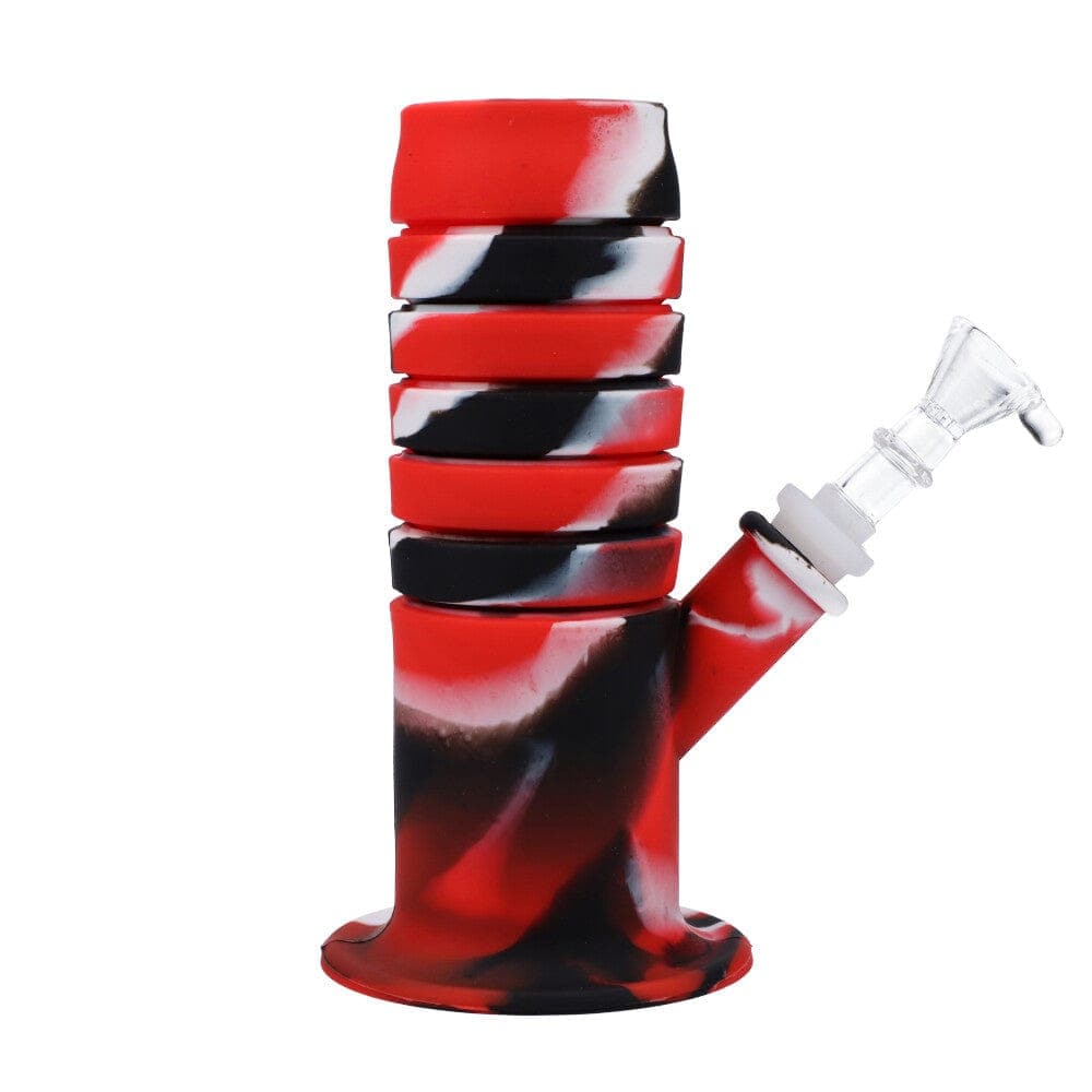 Daily High Club Water Pipe 11.5inch flexible straight water pipe with glass bowl