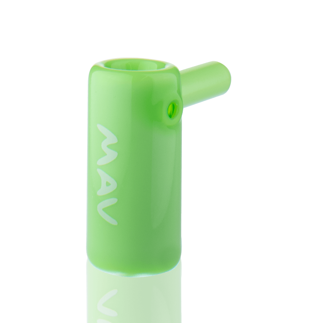 MAV Glass Hand Pipe Slime 2.5" Mini Standing Hammer Bubbler