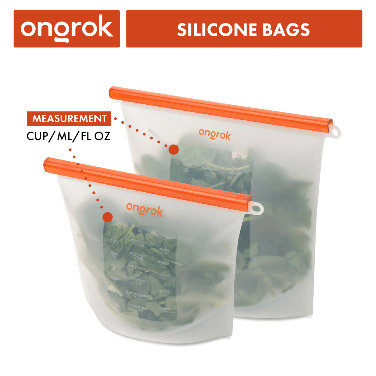 ONGROK Silicone Oven & Storage Bags