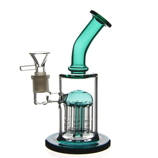 Benext Generation Glass Teal The Jammer Tree Perc Bong CI-JAMMER-TEAL
