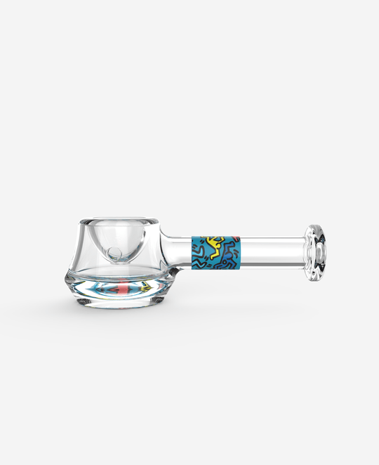 K. Haring Glass Collection Hand Pipe multiblu K.Haring Spoon Pipe