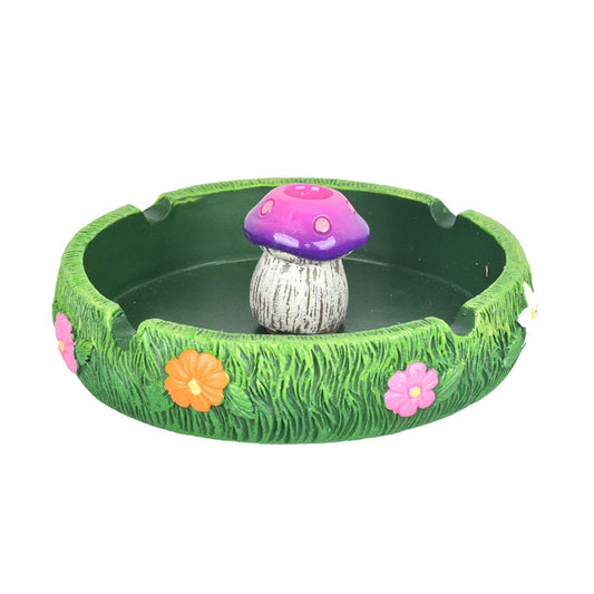 Gift Guru Ash Catchers Spring Mushroom Ashtray w/ Snuffer | 5"