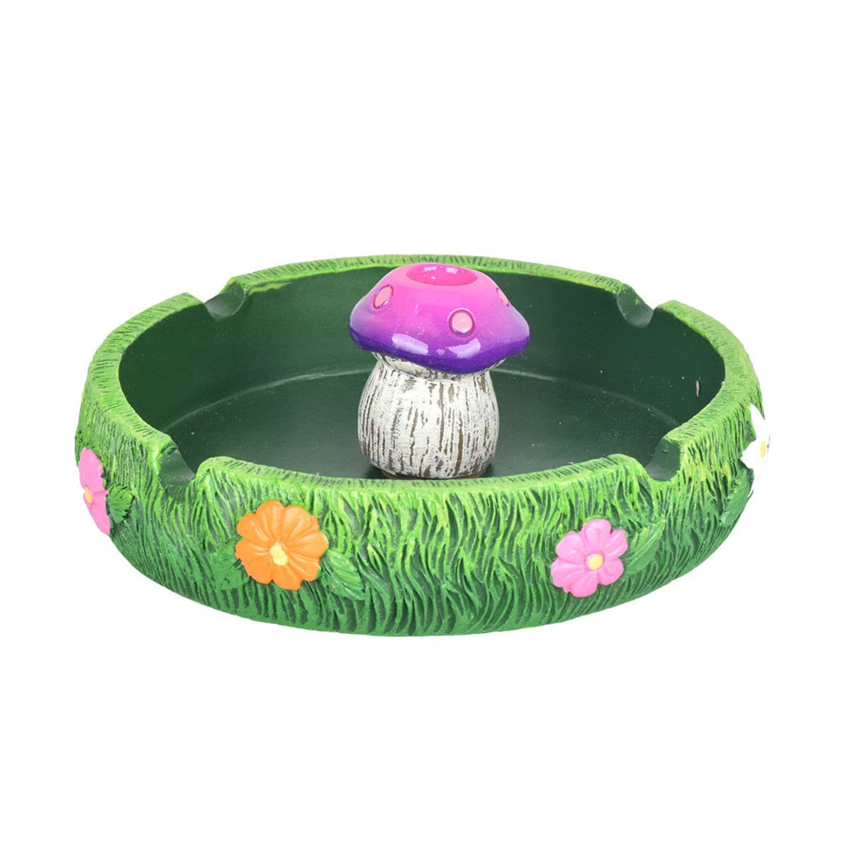 Gift Guru Ash Catchers Spring Mushroom Ashtray w/ Snuffer | 5"