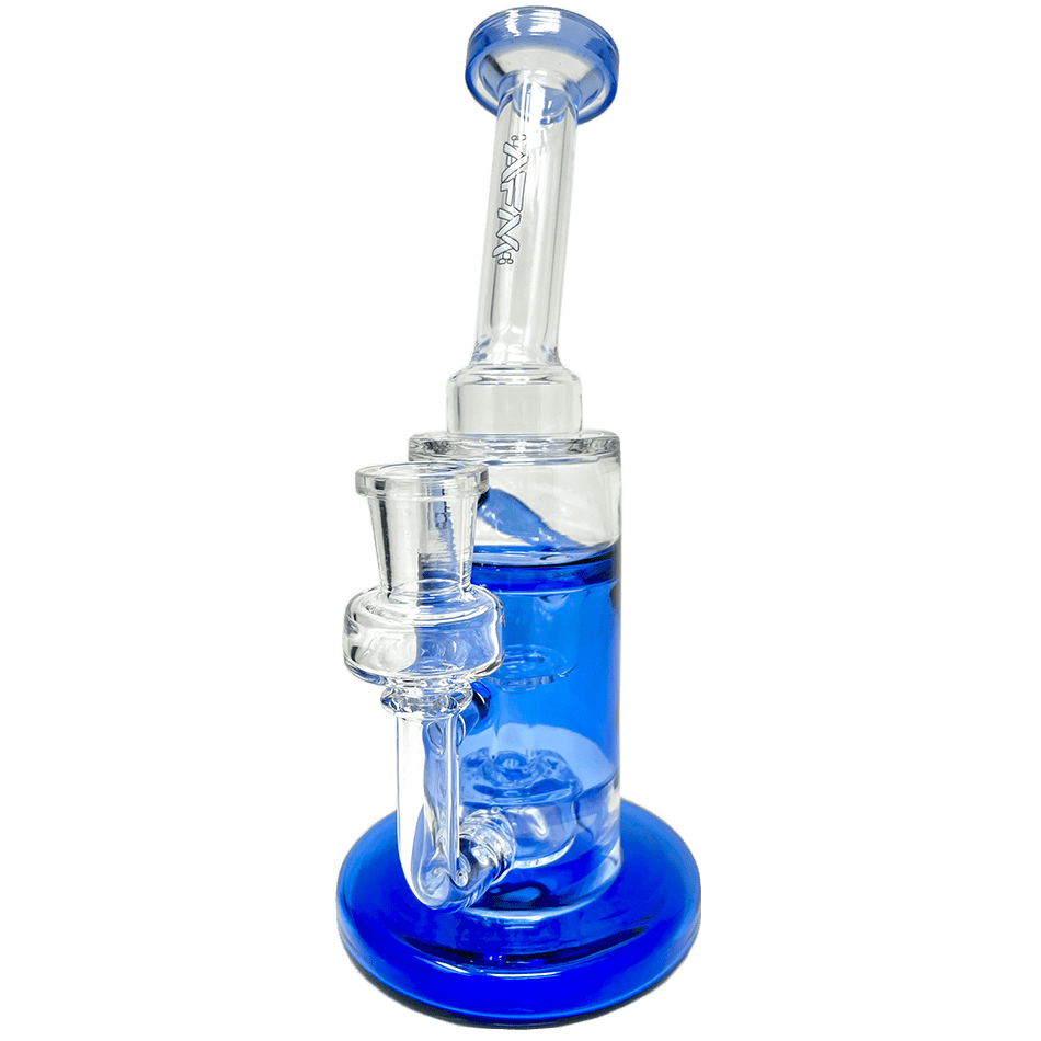 AFM Smoke Dab Rig Blue 8.5" Power Glass Incycler Dab Rig