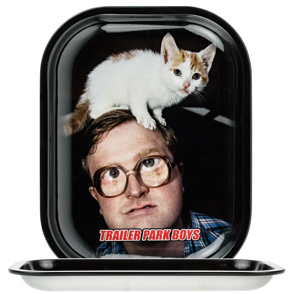 Trailer Park Boys Rolling Tray Small Head Kitty Rolling Tray