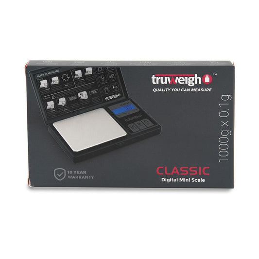 Truweigh Scales 1000g x 0.1g Truweigh Classic Digital Mini Scale