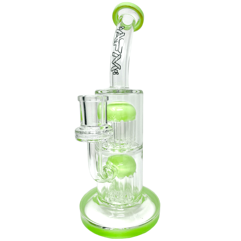 AFM Smoke Bong Slime The Double Charge Rig - 9"
