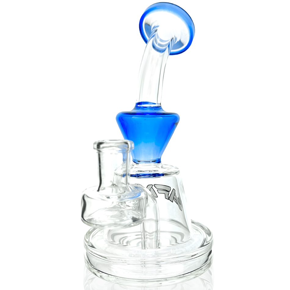 AFM Smoke Dab Rig Ink Blue 5.5" Little Killer Clear Glass Mini Dab Rig