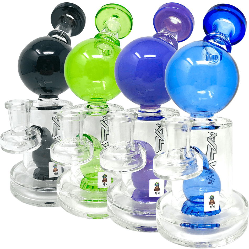 AFM Smoke Dab Rig 8" Bubble Head Glass Dab Rig