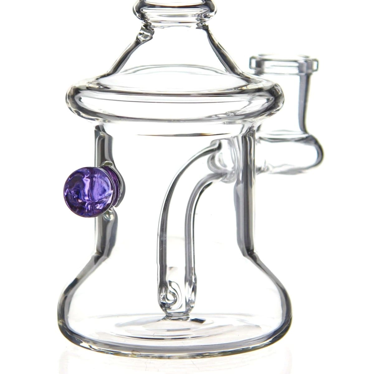 Lotus Glass Marble Temple Dab Rig