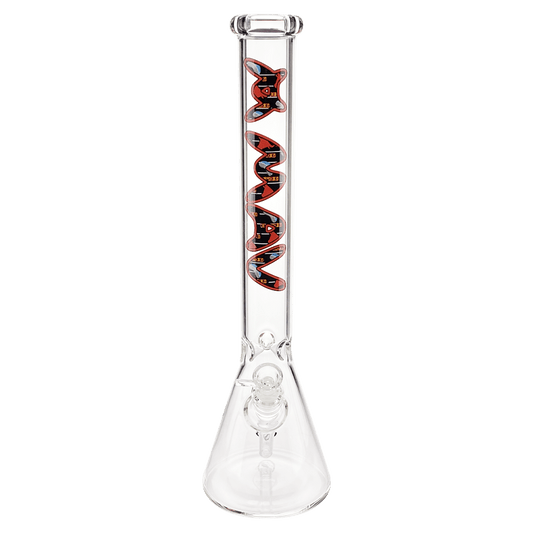 MAV Glass Bong 18" Top City Chicago Beaker Bong