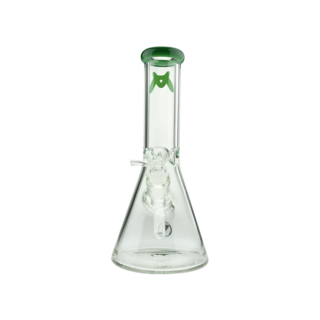 MAV Glass Bong Forest Green 10" Color Top Beaker Bong