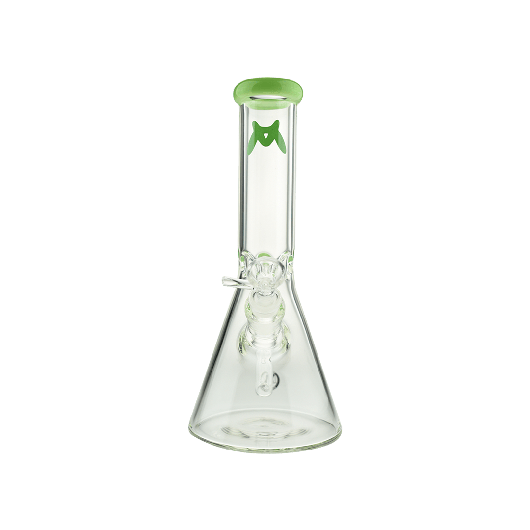 MAV Glass Bong Slime 10" Color Top Beaker Bong B44TOPSLIME