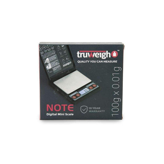Truweigh Scales Truweigh Note Digital Mini Scale 100G X 0.01G - Black