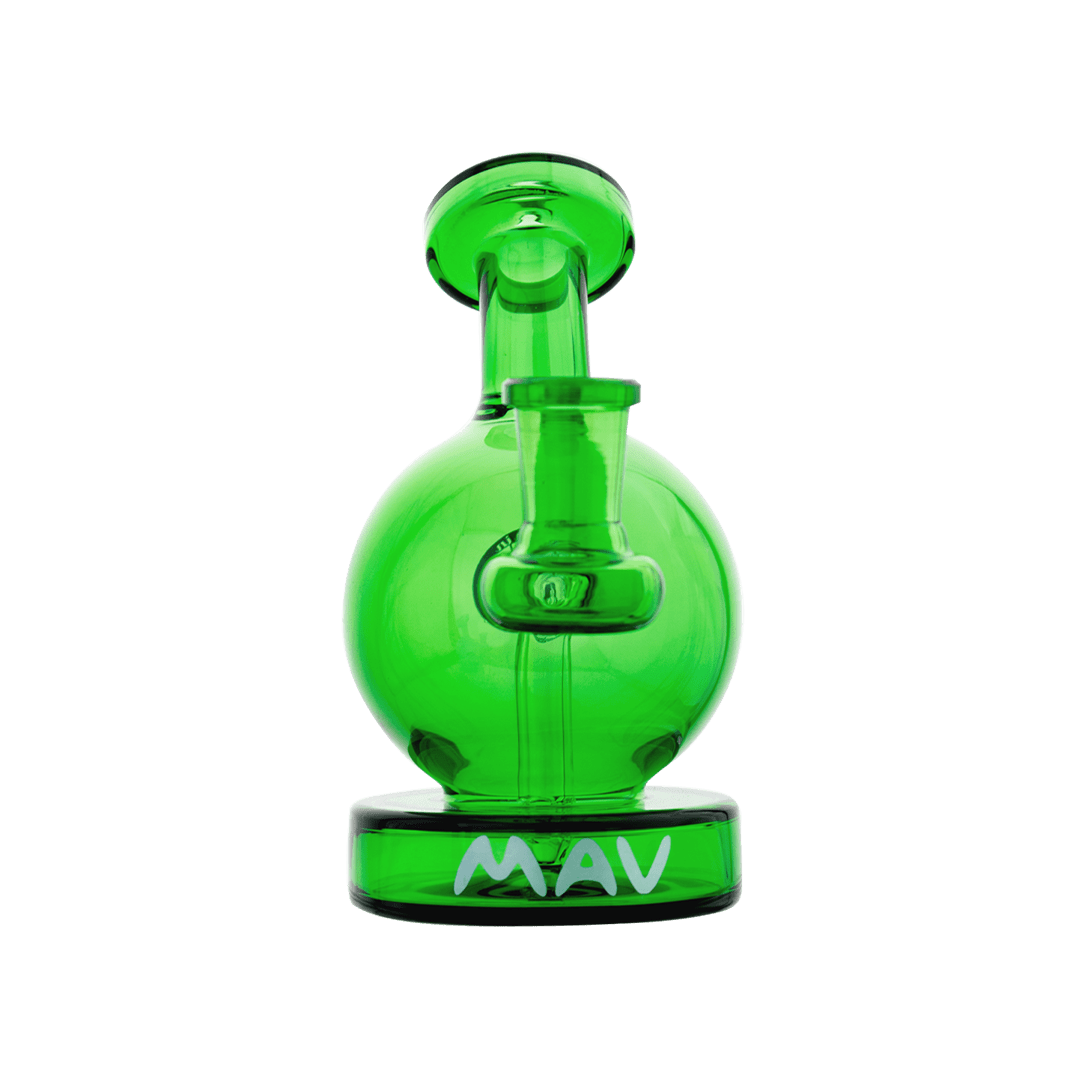 MAV Glass Bong Forest Green Vintage Bulb Bong