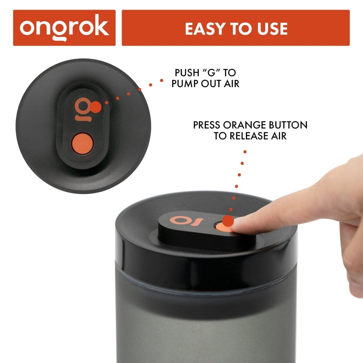 ONGROK USA Vacuum Pump Jar