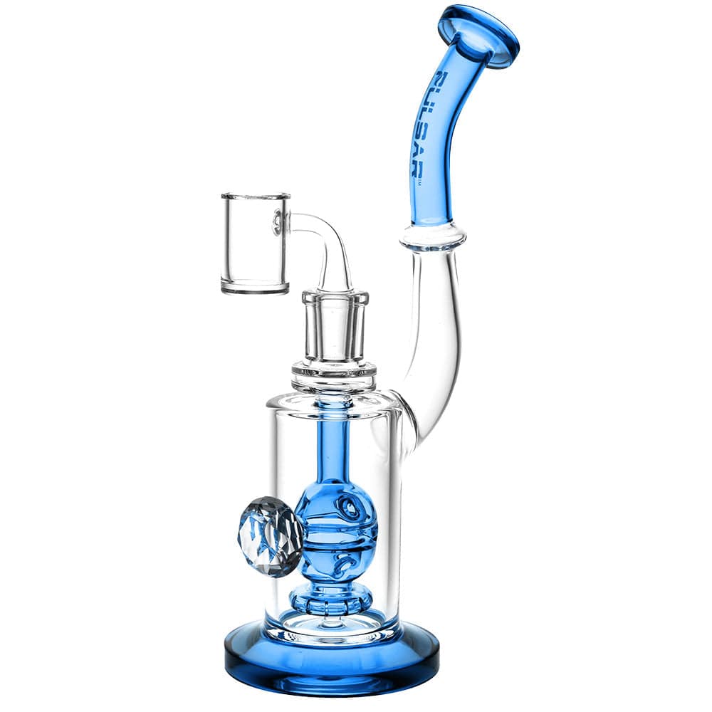 Gift Guru Dab Rig Pulsar Treasured Jewel Dab Rig- 9.25" / 14mm F / Colors Vary